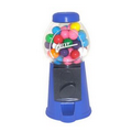 3-1/2"x3-1/2"x6" Blue Gumball- Candy Dispenser Machine